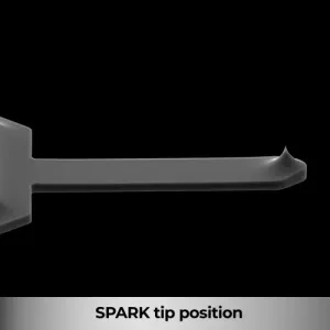 NuNano SPARK tip position