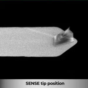 NuNano SENSE tip position
